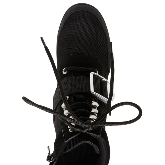 Steve Madden Grady Black Combst Moto Boot NEW - Picture 6 of 8